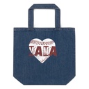 Baseball MAMA Organic Denim Tote Bag