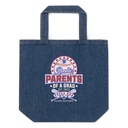 Baseball Mom Of A Graduate Organic Denim Tote Bag