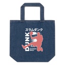 Basketball Dunk Organic Denim Tote Bag
