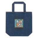Bastet can Open Doors Organic Denim Tote Bag
