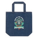 Beast Mode Organic Denim Tote Bag