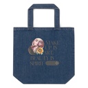 Beauty is Spirit Organic Denim Tote Bag