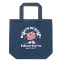 Benji's Burgers - Fast Food Organic Denim Tote Bag