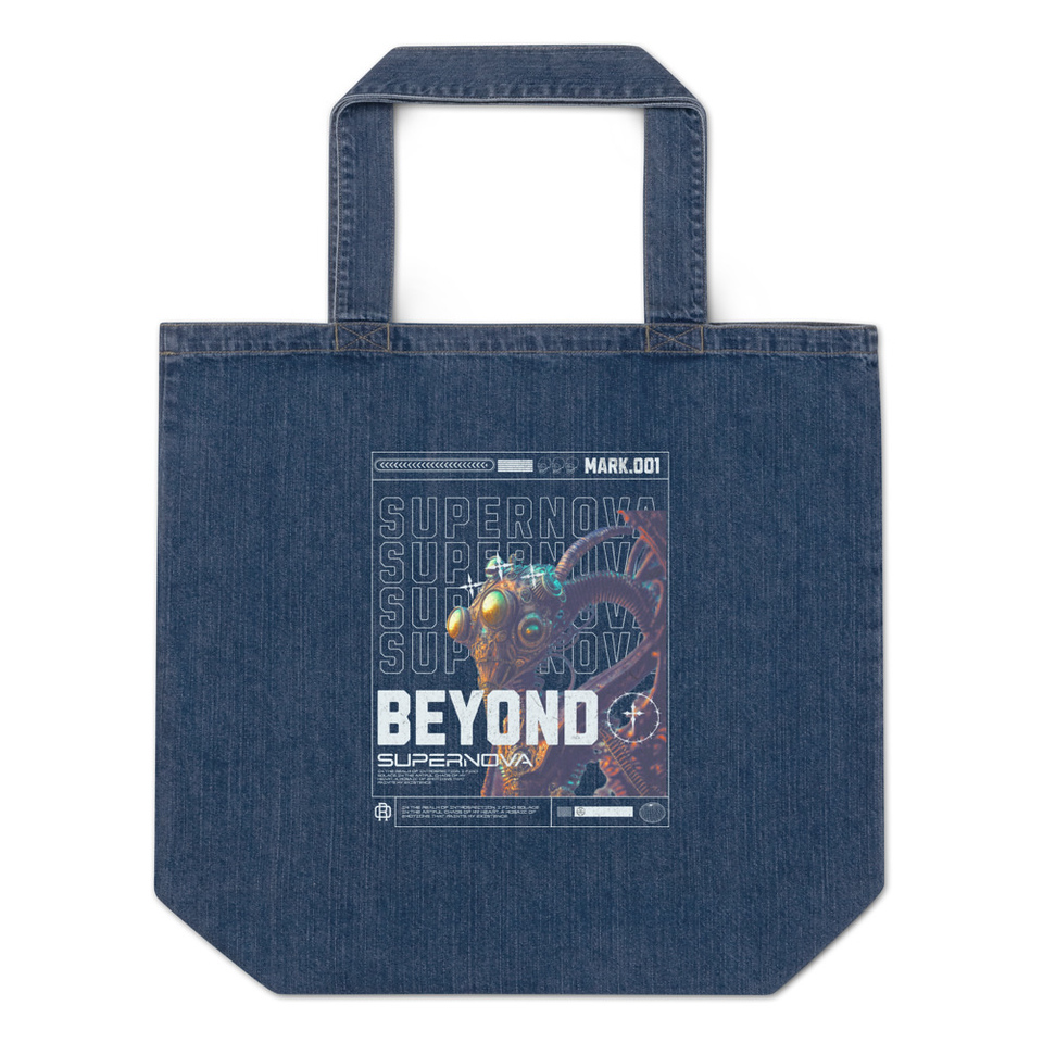 Beyond Supernova Organic Denim Tote Bag