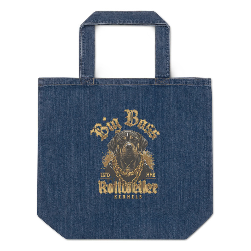 Big Boss Kennels Organic Denim Tote Bag
