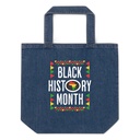 Black History Month - African American Culture Organic Denim Tote Bag
