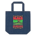 Black History Month Organic Denim Tote Bag