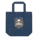Black Metal - Hardcore skull theme design Organic Denim Tote Bag