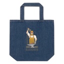 Blacksmith Workshop - Metalwork Organic Denim Tote Bag