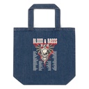 Blood & Basss - Snake and Skull Organic Denim Tote Bag