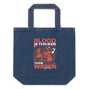 Blood is Thicker than Water Organic Denim Tote Bag