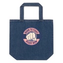 Born to Fight - Fist Organic Denim Tote Bag