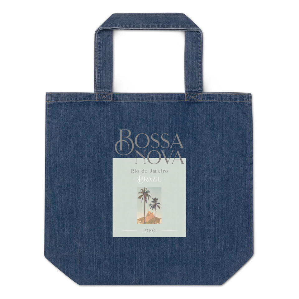 Bossa Nova Organic Denim Tote Bag