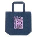 Brain Food - Y2K Skull Streetwear Organic Denim Tote Bag