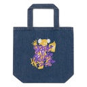 Break the Rules Graffiti - Spray Paint Organic Denim Tote Bag