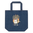 Burn Bright Organic Denim Tote Bag