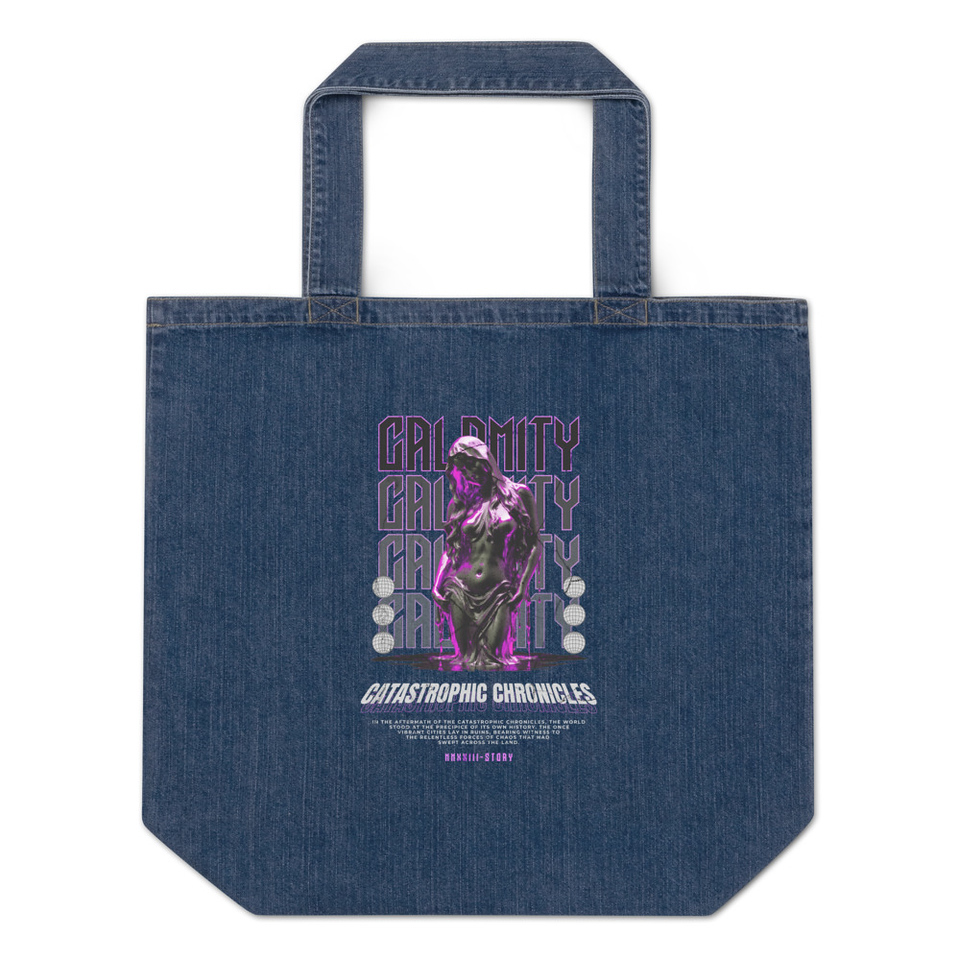 Calamity Streetwear Organic Denim Tote Bag