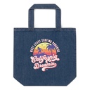 California Dreamin - Beach & Surf Organic Denim Tote Bag