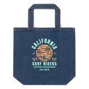 California Surf Riders - Beach Organic Denim Tote Bag