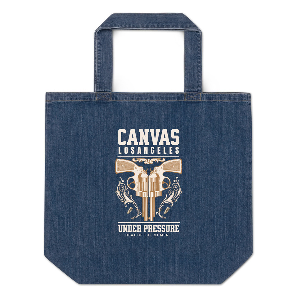 Canvas Los Angeles under pressure Organic Denim Tote Bag