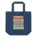 Champ Because Grandpa Is For Old Guys Organic Denim Tote Bag