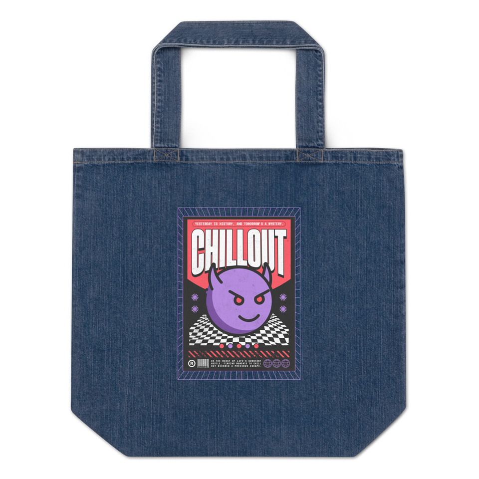 Chillout Streetwear Organic Denim Tote Bag
