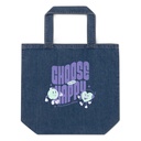 Choose Happy (2) Organic Denim Tote Bag