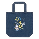 Choose Joy Organic Denim Tote Bag