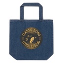 Classic Song - Music Record Organic Denim Tote Bag