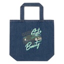 Classic Style Timeless Beauty Organic Denim Tote Bag