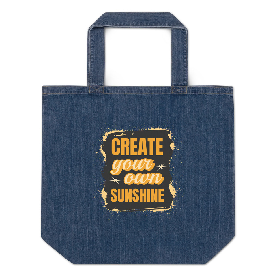 Create your own Sunshine Organic Denim Tote Bag