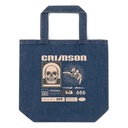 Crimson Organic Denim Tote Bag
