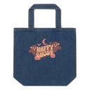 Cute Happy Ghost Organic Denim Tote Bag