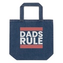 Dads Rule (1) Organic Denim Tote Bag