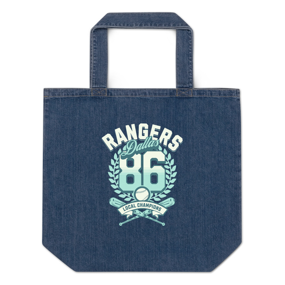 Dallas Rangers - Old School Sports Organic Denim Tote Bag