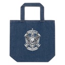 DEAD BEFORE DISHONOR Organic Denim Tote Bag