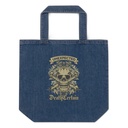 Death Certain and Unexpected Organic Denim Tote Bag