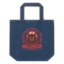 Death is Back Organic Denim Tote Bag