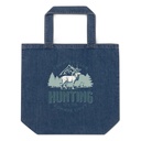 Deer Hunting Country Club  Organic Denim Tote Bag