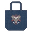 DEMON DEATH Organic Denim Tote Bag