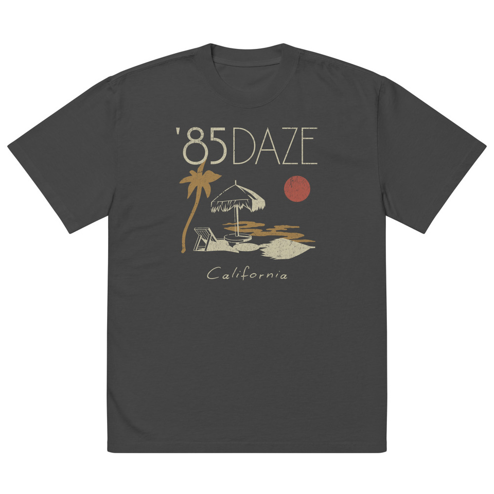 '85 Daze California Oversized Faded T-Shirt