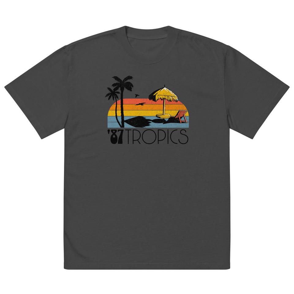 '87 Tropics Oversized Faded T-Shirt