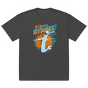 3x3 Basketball League Oversized Faded T-Shirt