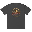 Adventure Explore The Mountain Oversized Faded T-Shirt