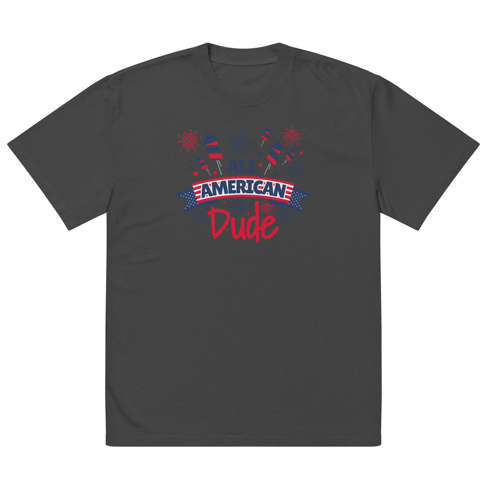 All American Oversized Faded T-Shirt
