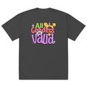 All Genders are Valid Oversized Faded T-Shirt
