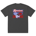 American girl Oversized Faded T-Shirt