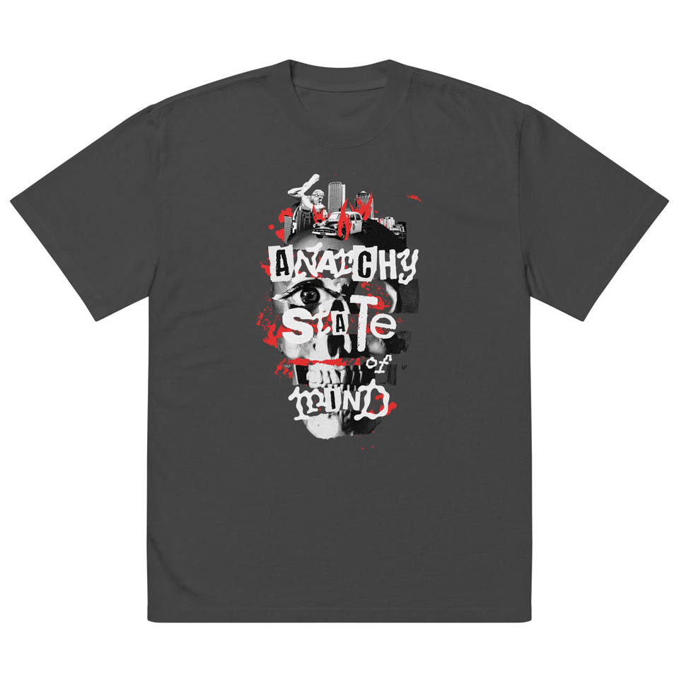Anarchy State of Mind Oversized Faded T-Shirt