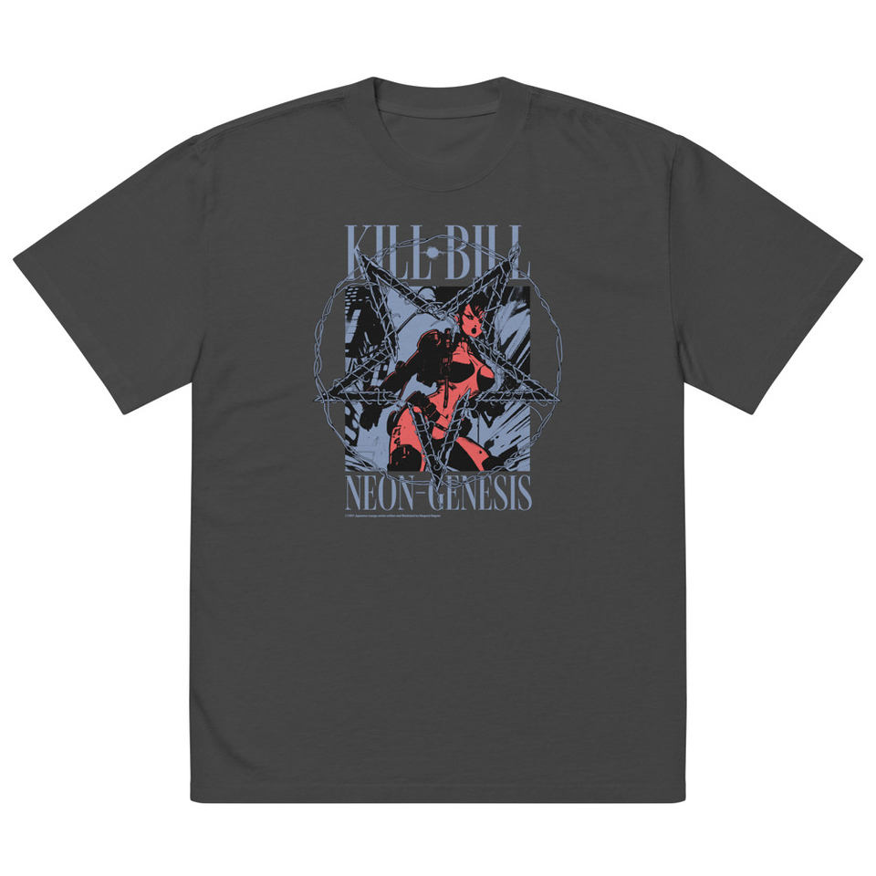 Anime Vintage Oversized Faded T-Shirt