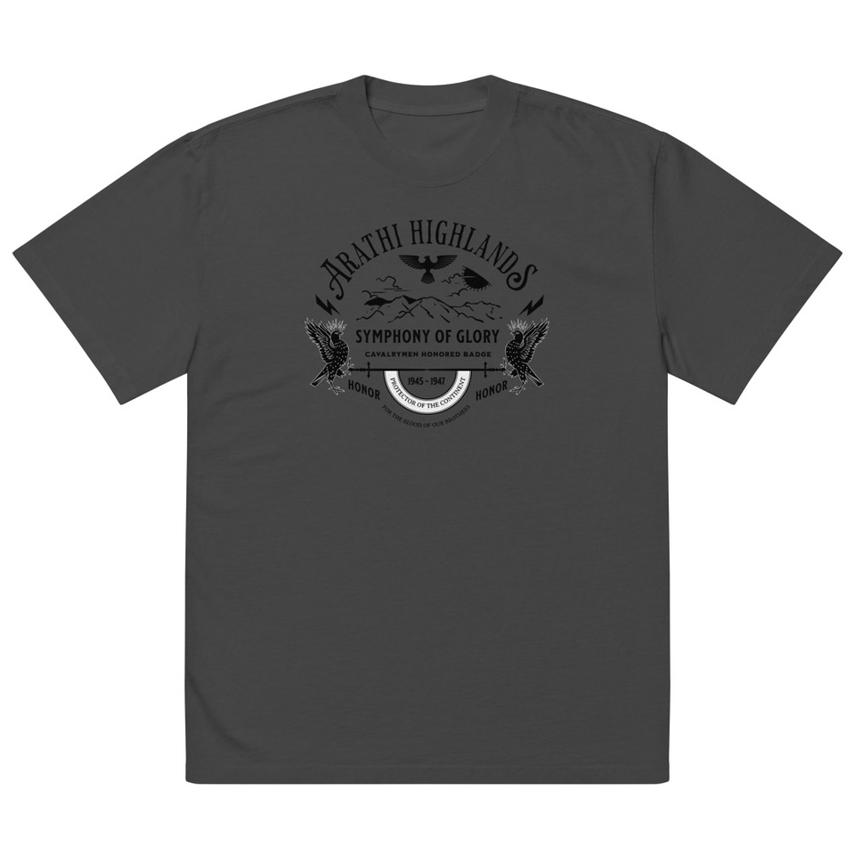 Arathi Honor Badge - Veteran Oversized Faded T-Shirt